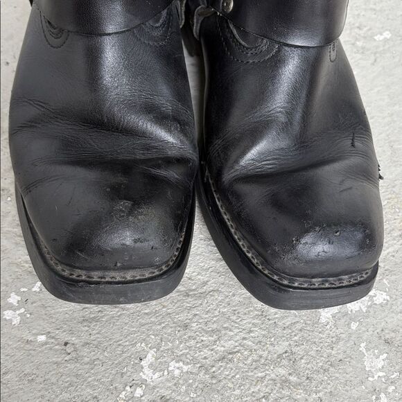 Harley Davidson, harness, mega size logo biker boot